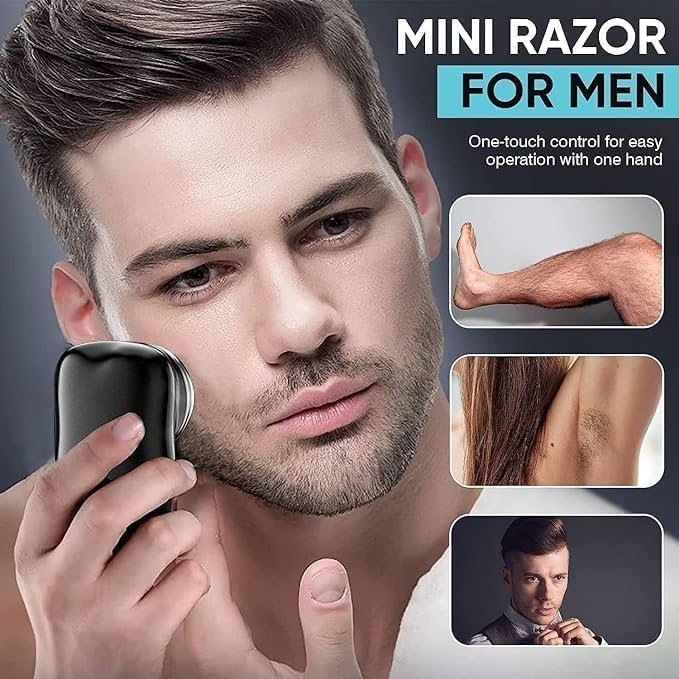 Mini Portable Electric Shaver – USB Rechargeable