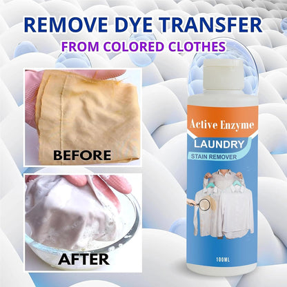 Active Enzyme Laundry Stain Remover – 100ml (Buy 1 Get 1 Free Offer)