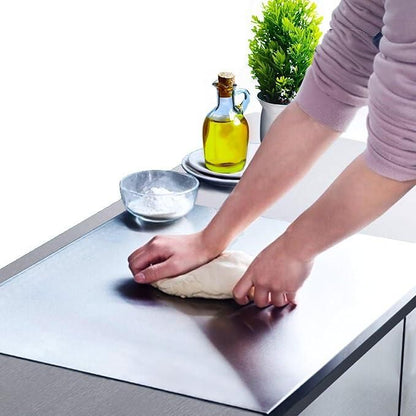 Premium Stainless Steel Countertop Protector & Dough Kneading Board